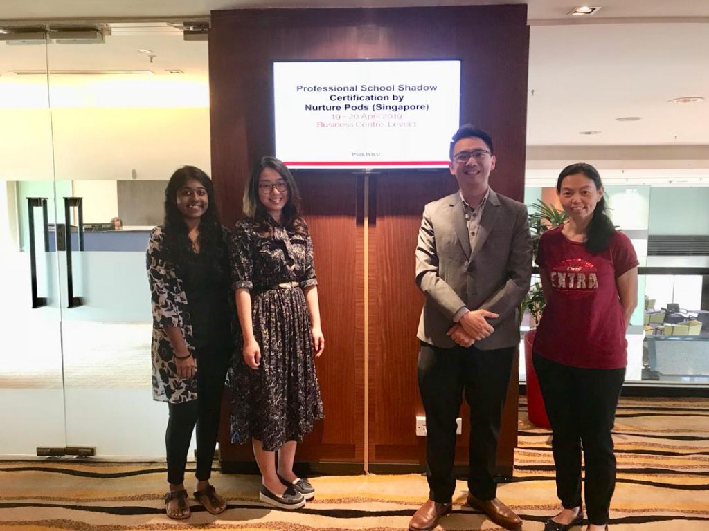 Nurture Pods 1st overseas Professional School Shadow certification course at Kuala Lumpur (Malaysia)