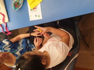 Handwriting workshop for Children invited by Kampong Glam